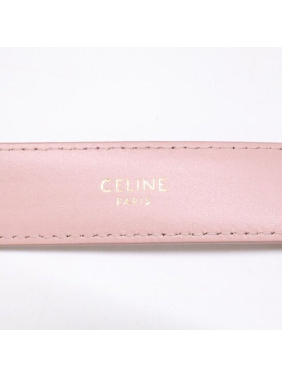 Celine Triomphe Buckle Leather 85 Belt main image 4